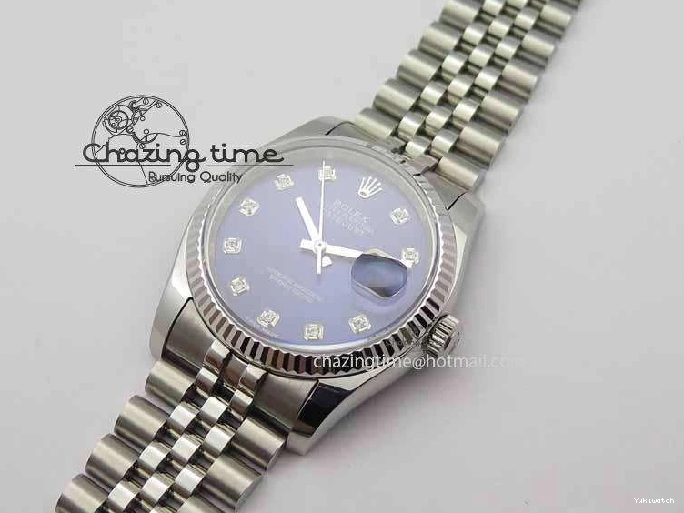 SS Edition Diam BP SS 116234 Dial Blue Markers SA3135 DateJust On Best Bracelet 0310